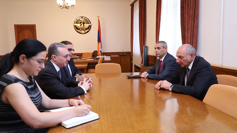 Artsakh president, Armenian FM discuss foreign policy issues