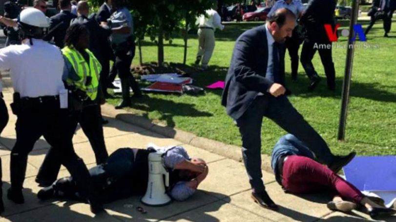 Turkish-American man jailed over DC brawl arrives in Turkey