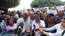 У здания правительства Армении акцию протеста проводят арцвашенцы