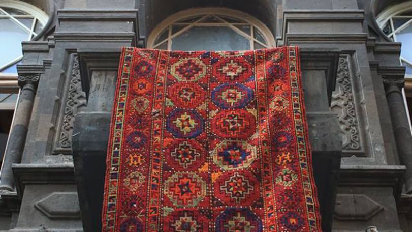 Carpet flash mob in Yerevan