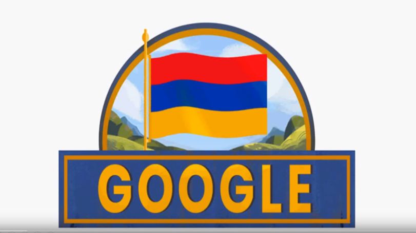 Google changes doodle to mark Armenia’s 27th anniversary of independence
