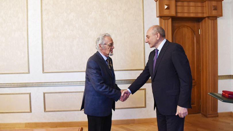 Artsakh president meets with prominent cultural figures