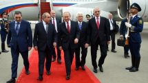 Russia's Putin arrives in Azerbaijan on brief visit