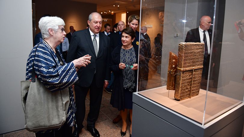 President Sarkissian attends “Armenia” exhibition at Metropolitan museum of New-York