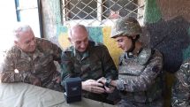 Artsakh president visited the southern section of the Artsakh-Azerbaijani borderline