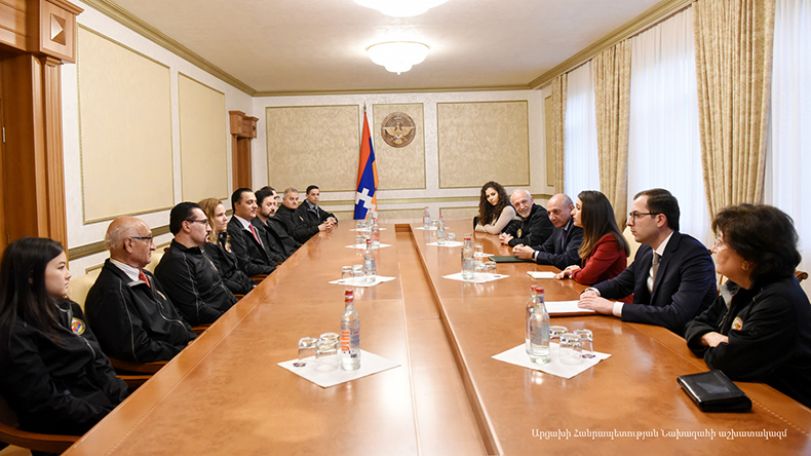 Bako Sahakyan discussed cooperation prospects in the healthcare sphere with a group of physicians from Fresno