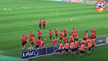 Armenian national team held pre-game training ahead of Gibraltar match