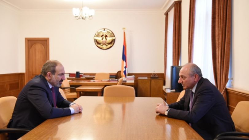 Artsakh, Armenian leaders discuss military cooperation in Stepanakert