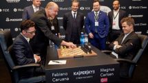 Карлсен разошёлся миром с Каруаной в стартовой партии матча за звание чемпиона мира