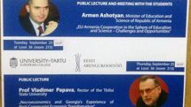 «ԵՄ-Հայաստան. հարաբերությունների հեռանկարներ գիտակրթական ոլորտում».Աշոտյանի դասախոսությունը