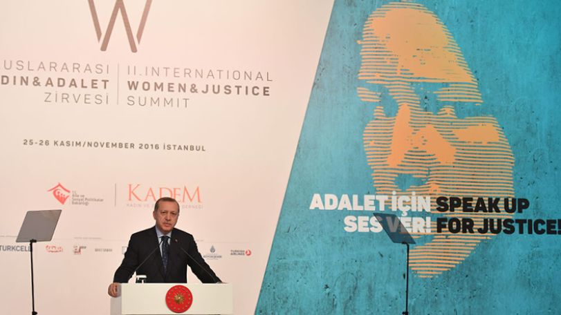 Erdogan says no equality between men and women