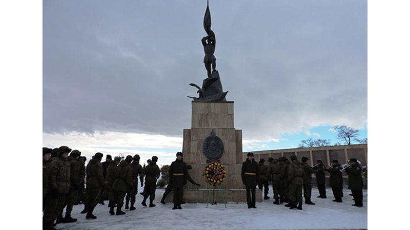 На российской военной базе в Армении отметили День Неизвестного солдата