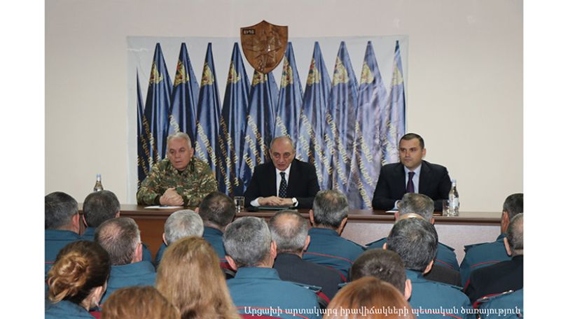 Artsakh leader introduces new emergencies service head