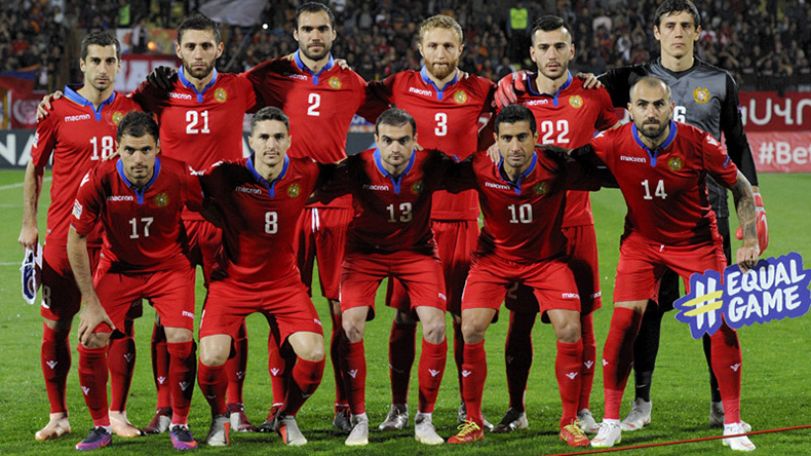 Armenia maintains spot on latest FIFA rankings