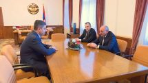 Artsakh president meets with Armenia’s NSS Chief