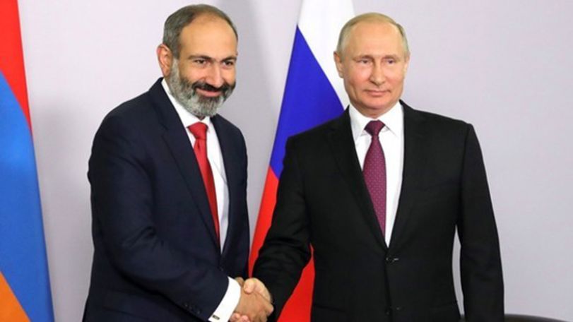 В Москве состоится встреча и.о. премьера Армении Н.Пашиняна и президента России В.Путина