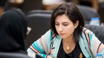 Maria Gevorgyan leads the table at national chess championship