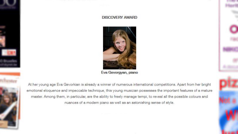 14-year-old Eva Gevorgyan wins another international award