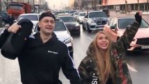 Блогеры Давид Манукян и Карина Лазарьянц в час пик перекрыли Новый Арбат ради съемок и получили 10 суток ареста