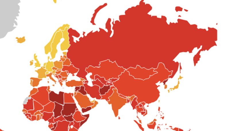 Armenia ranks 105th on Corruption Perceptions Index 2018