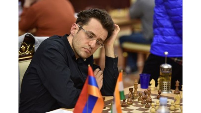 Levon Aronian chasing the leaders at Giblartar Masters