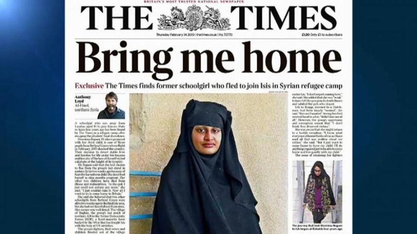 'I don't regret coming here', says British schoolgirl who ran away to join ISIS