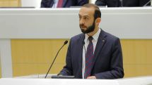 Parliament speaker in Moscow: Armenia is for exclusively peaceful settlement of Artsakh conflict