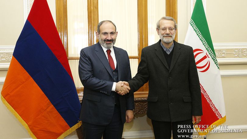 Nikol Pashinyan meets with Iran’s Majlis Speaker Ali Larijani