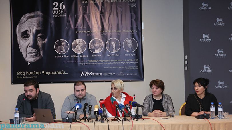 Patrick Fiori, Helene Segara, Lea Castel to give a concert in memory of Charles Aznavour in Yerevan