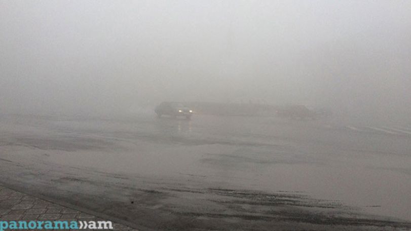 Fog hits some roads in Armenia