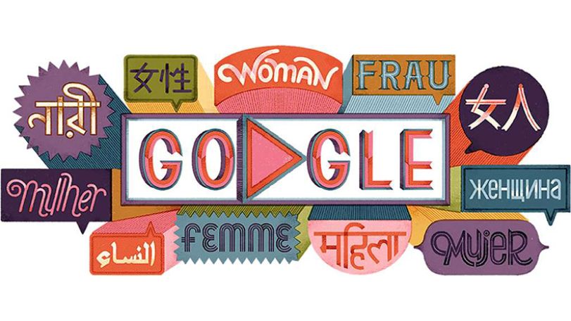 Google создал дудл в честь 8 марта