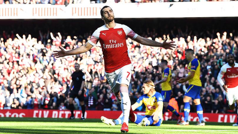 Mkhitaryan named Arsenal Player of the Month