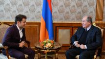 President Sarkissian hosted Levon Aronian: Your each victory makes us proud