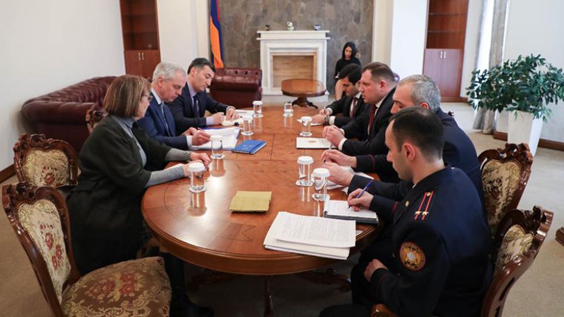 Armenia’s Investigative Committee chief hosts CoE human rights director