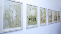 Graphic works by Carzou and Jansem on display at the Modern Art Museum of Yerevan