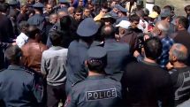 Villagers block rail track, republican highway as tensions grow following overnight shooting