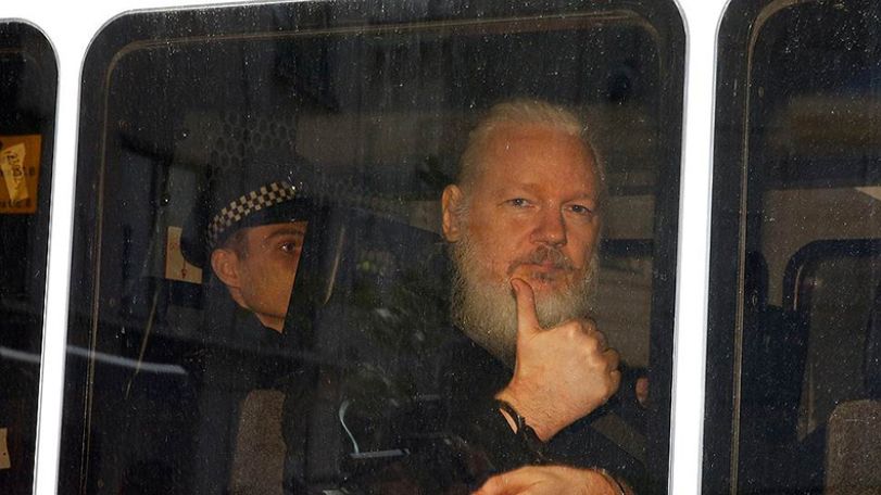 Assange sentenced to 50 weeks for skipping UK bail