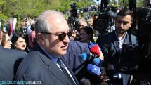 At a moment of danger Armenian people's target becomes victory, president says
