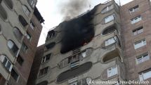 Fire breaks out at Yerevan apartment building