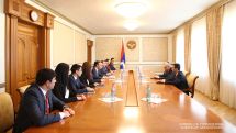 Artsakh president meets with Armenia’s ombudsman