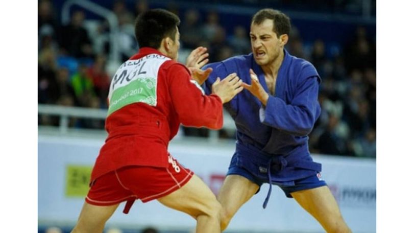 Tigran Kirakosyan wins gold at the European Sambo Championship