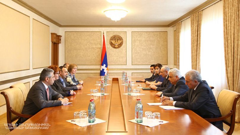 Artsakh president meets with chief of Armenia’s Constitutional Court