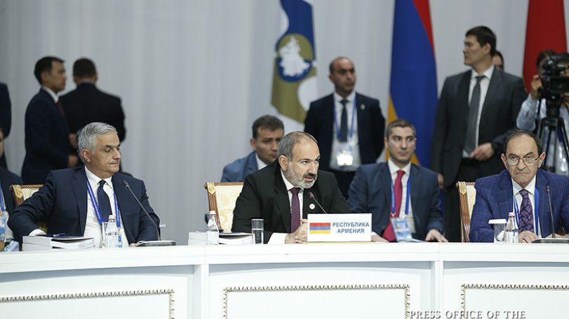 Никол Пашинян: Мы настроены на максимально продуктивное участие Армении в ЕАЭС