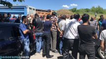 Armenian North-South highway workers block road, demand payment of salaries