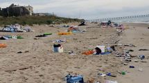 10 tons of trash picked up from Virginia beach after Memorial Day weekend event