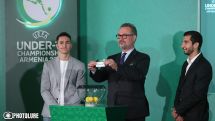 Генрих Мхитарян в Ереване принял участие в жеребьевке Евро-2019 U19