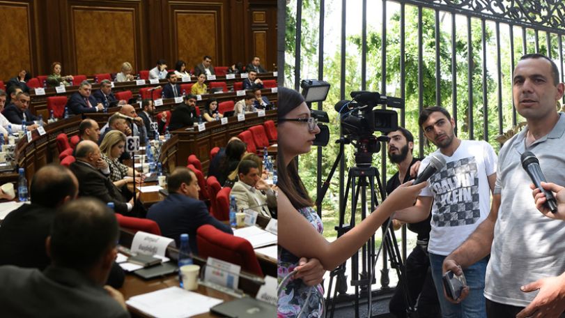 Armenian parliament adopts state duty bill amid protests