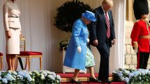 Дональд Трамп прибыл в Великобританию