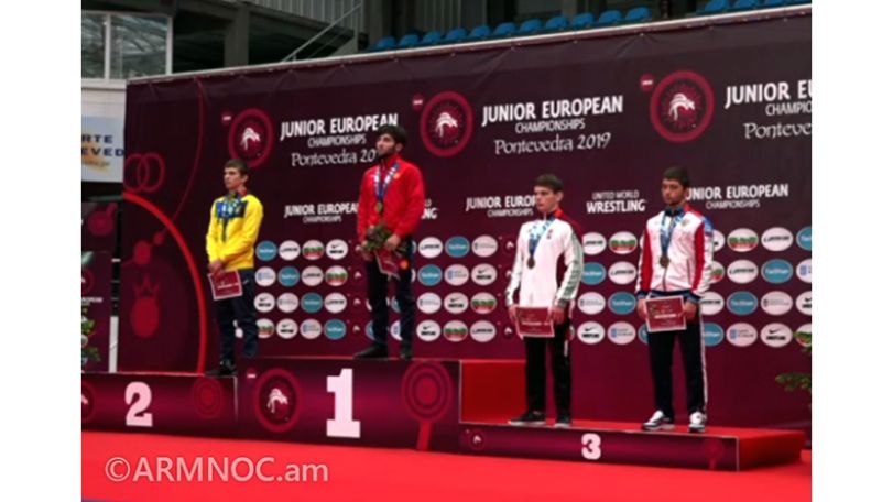 Armenian wrestlers win gold, silver on last day of European C’ships