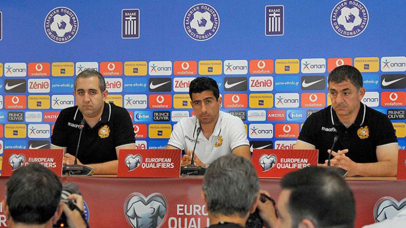 Head coach of Armenia’s national football team vows hard work during Greece clash